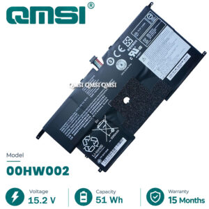 QMSI 15.2V 51wh 3000mAh Model 00HW002 00HW003 SB10F46441 SB10F46440 battery For Lenovo ThinkPad X1 Carbon Gen3 2015 laptop