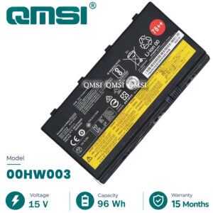 QMSI 15V 96Wh 6.4Ah Model 00HW030 01AV451 SB10F46468 Battery For Lenovo ThinkPad P70 P71 P72 Series Laptop 78++