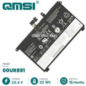 QMSI 15.4V 32WH 2095mAh Model 00UR891/2 SB10L84121/22/23 01AV493 Battery For Lenovo Thinkpad T570 T580 P51S P52S laptop