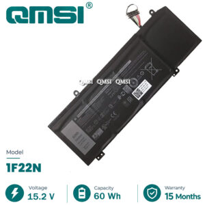 QMSI 15.2V 60WH 3750mAh Model 1F22N battery For Dell ALIENWARE 2018 orion M15 M17 Inspiron G5 5590 G7 7590 7790 laptop
