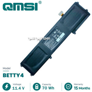 QMSI 11.1V 70Wh 6160mAh Model BETTY4 Battery For Razer Blade 2016 14 "V2 series RZ09-0195/0165/01953E72/01953E71 laptop