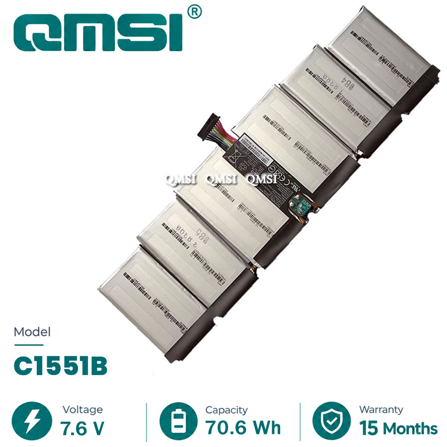 7.6V 70.6WH 9295mAh Model C1551B A55 Battery Suitable For Microsoft Surface Chromebook Pixel 2015 Tablet
