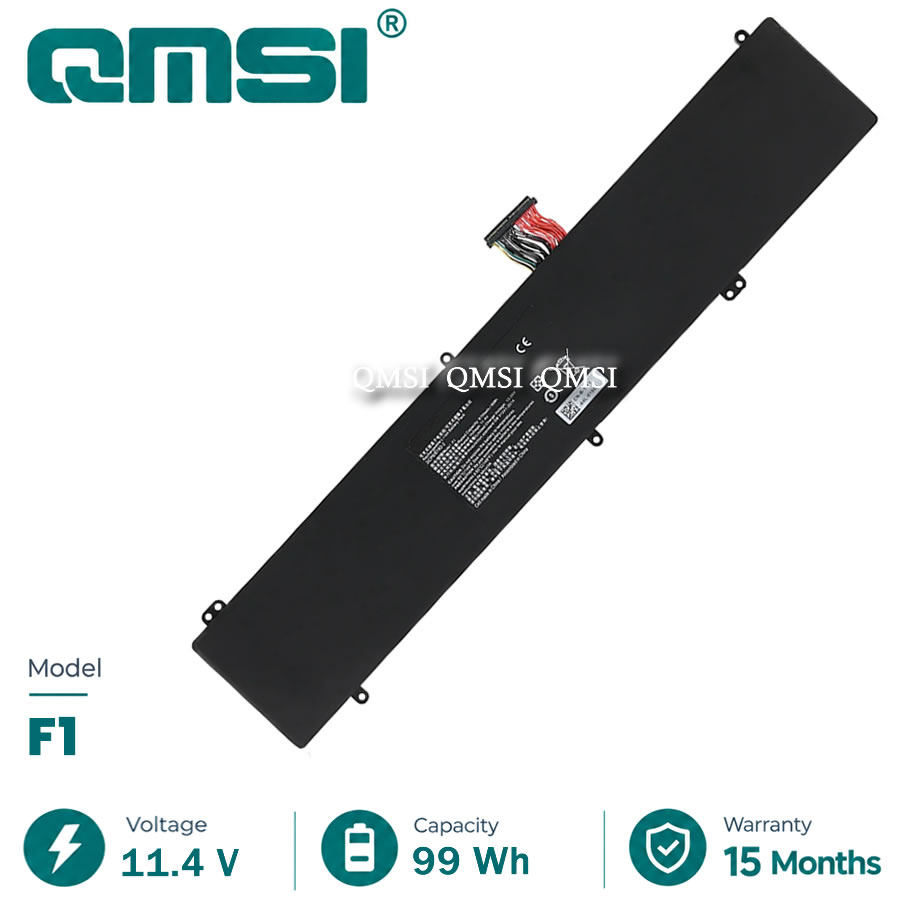 QMSI 11.4V 99wh 8700mAh Model Razer F1 RZ09-0166 battery For RAZE Blade Pro 2016 2017 GTX RZ09-0166 RZ09-01662E53 RZ09-01663E52 laptop