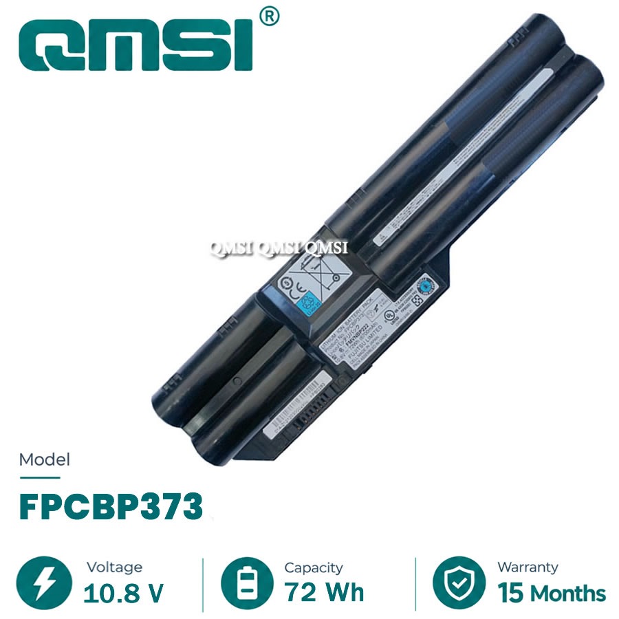 QMSI 10.8V 72Wh 6700mAh Model FPCBP373 FMVNBP222 Battery For Fujitsu Lifebook T732 T734 T902 Laptop