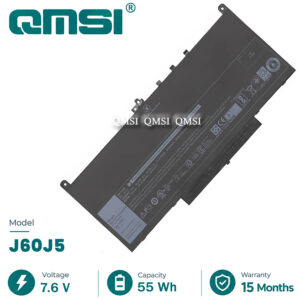 QMSI 7.6V 55Wh 7300mAh Mode J60J5 MC34Y 242WD R1V85 Battery For Dell Latitude E7270  E7470 Series laptop