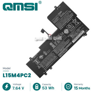 QMSI 7.64V 52Wh 6810mAh Model L15L4PC2 L15M4PC2 battery Suitable For Lenovo Yoga 710 710-14 IKB 5B10K90778 laptop battery