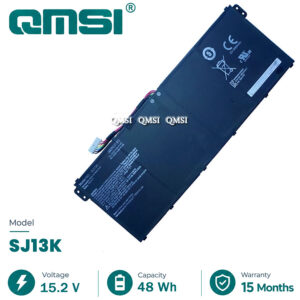 QMSI 15.2V 48Wh 3220mAh Model SJ13K Battery For LG XU100370-17008 13U580 Laptop