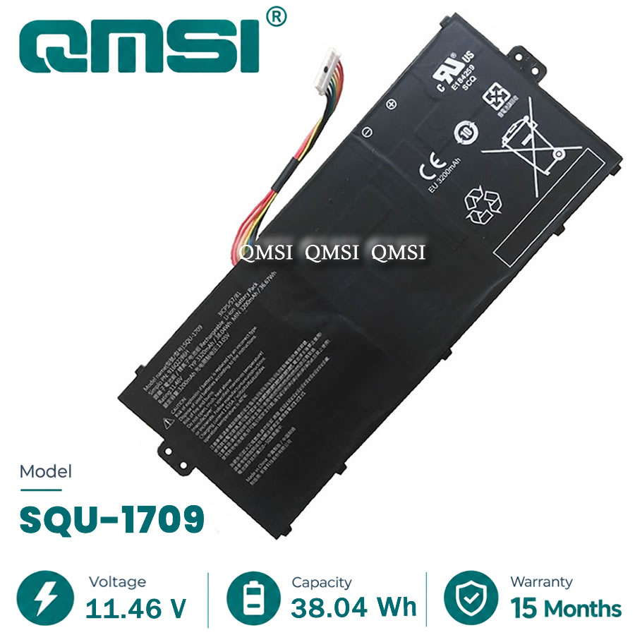 QMSI 11.46V 38.04Wh 3320mAh Model SQU-1709 916Q2286H Battery For Positivo Chromebook N2210 N2212 Notebook Computer