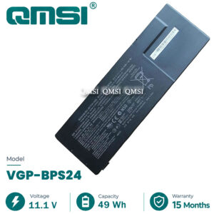 QMSI 11.1V 49Wh 4400mAh Model VGP-BPS24 BPS24 Battery For SONY VAIO VPCSA/B/C/D SVS13113FW VPC-SA25EC VPC-SB38FJ laptop