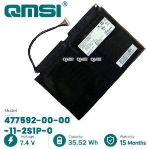 QMSI 7.4V 35.52Wh 4800mAh Model 477592-00-00-11-2S1P-0 Battery For Medion Akoya S4219 laptop
