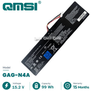 QMSI 15.2V 99Wh 6514mAh Model GAG-N4A battery For Gigabyte Aorus 15 15X/15G/15P 17/17X/17G/17H Aero 16 XE5 Series laptop