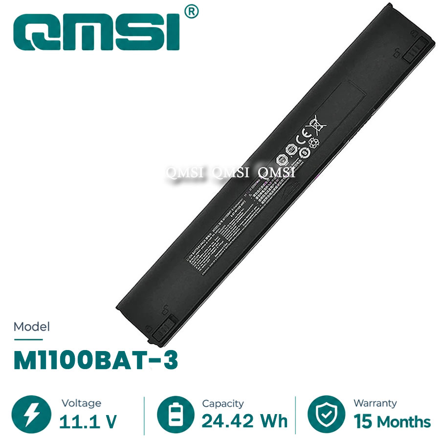 Batterie de remplacement M1100BAT-3 pour Clevo